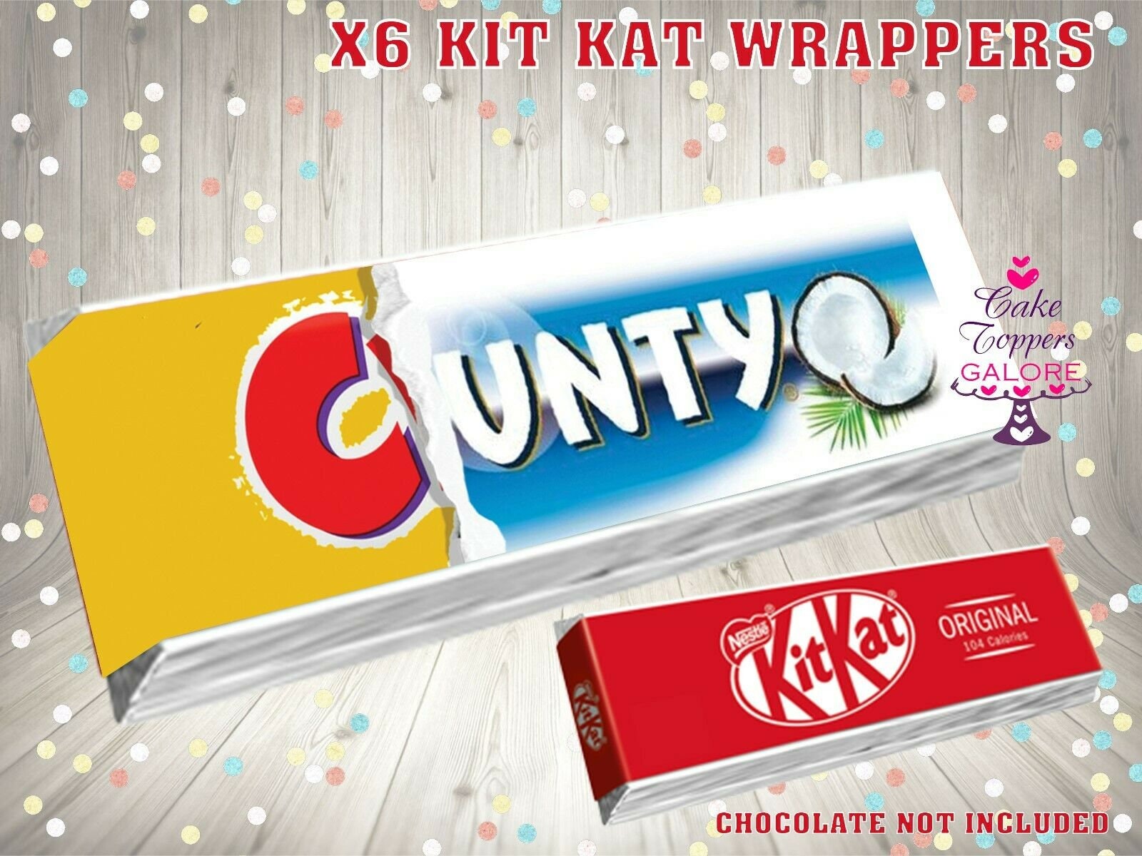 X6 Novelty Funny Rude Adult Humor Kit Kat Chocolate Candy Bar Etsy