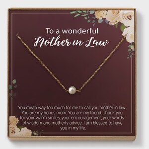 Cadeau de belle-mère, collier de perles réelles, perle unique, bijoux en perles solitaires, cadeau de mariage pour maman, cadeau de mère de la mariée de sa fille