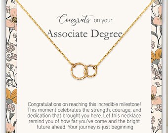 Associate degree, graduation gift, gift for friend, college graduation for her, daughter, for girl friend, congratulations gift, best friend