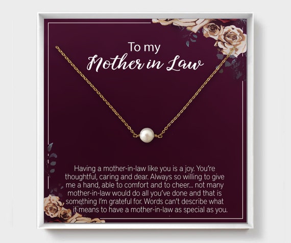 Mother in 2024 law necklace