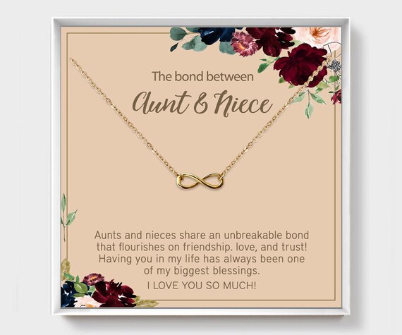 Etsy aunt niece on sale necklace