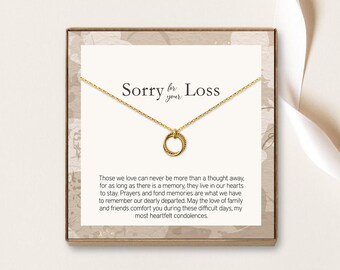 Sorry for your gifts, sympathy gifts, loss of loved one, necklace, death of mother, jewelry, grief gift, loss of father, memorial gift
