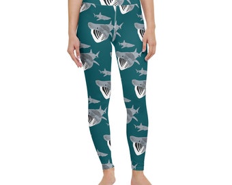 Shark Yoga Pants | Etsy