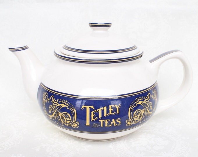 Promo Tetley Teapot Vintage Tetley Tea Pot Tetley Teas Pot Etsy