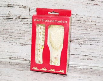 Sterling Silver Girls Brush/Comb Set, Duck By Empire Silver