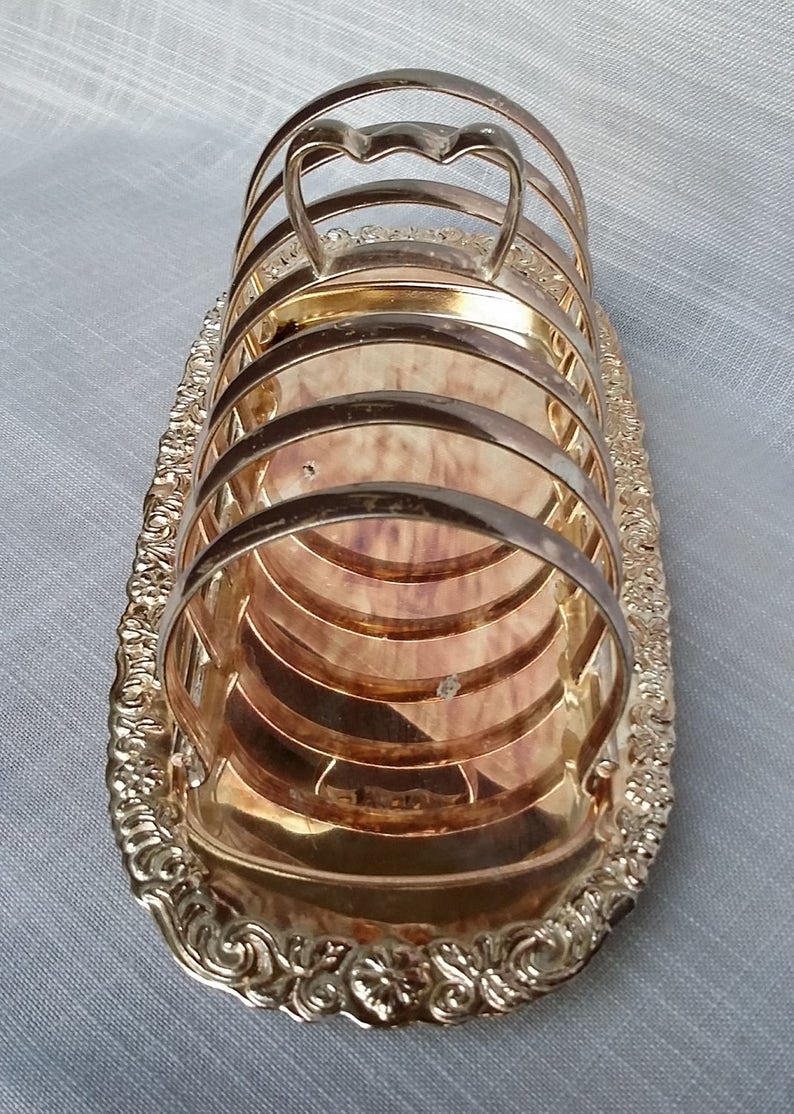 Vintage Silver Plated Toast Rack English Toast Holder with Etsy