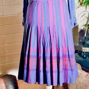 60年代 ペンドルトン プリーツスカート ウール ブルー パープル