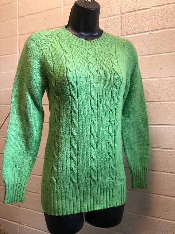 70s Crew Neck Sweater / New  Zealand wool pullove… - image 5