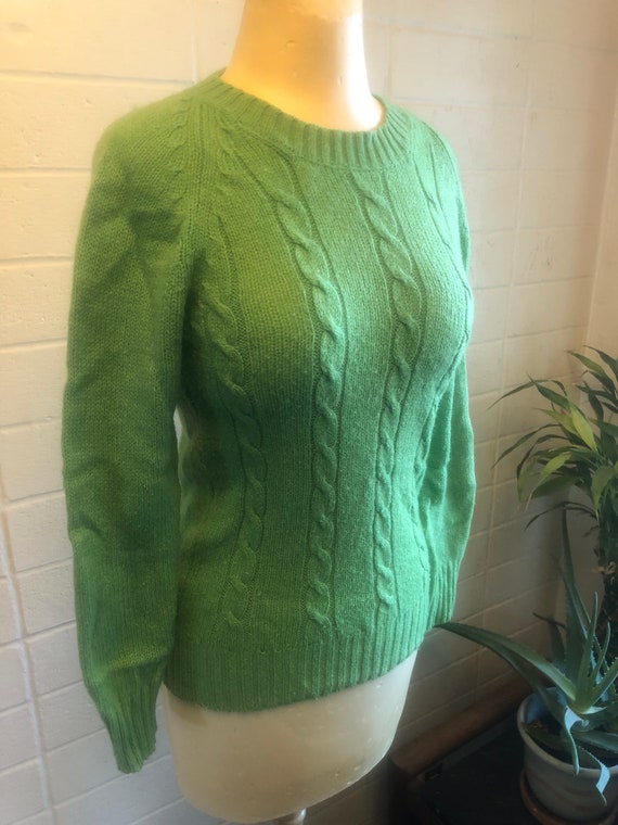 70s Crew Neck Sweater / New  Zealand wool pullove… - image 10