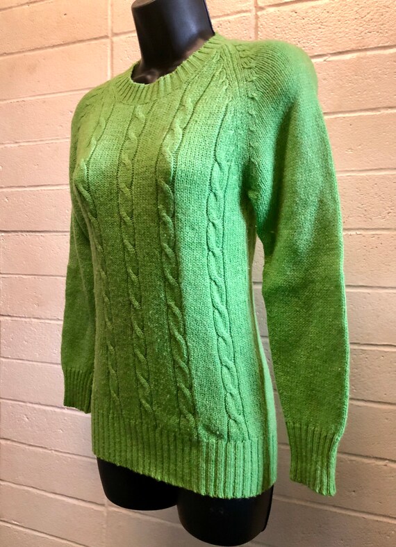 70s Crew Neck Sweater / New  Zealand wool pullove… - image 6