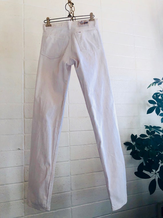 90s White Courduroy Jeans vintage Xsm / Gap brand… - image 6