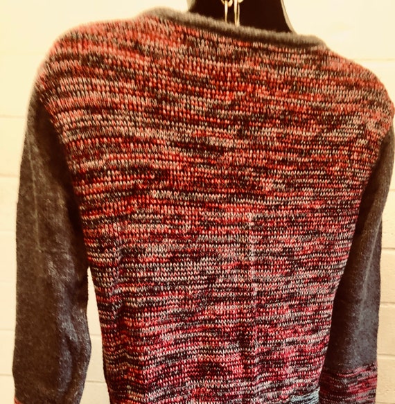 Colorblock Knit CottonTunic / loose fitting / var… - image 7