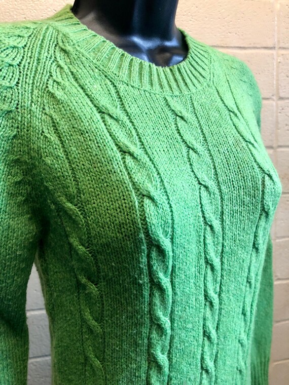 70s Crew Neck Sweater / New  Zealand wool pullove… - image 8