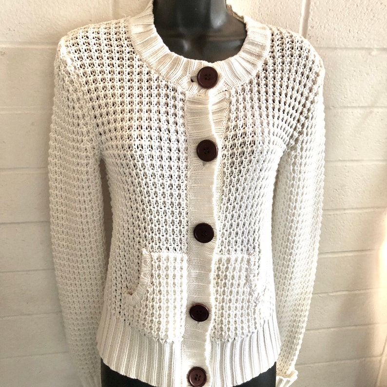 Cotton Knit Cardigan free domestic shipping