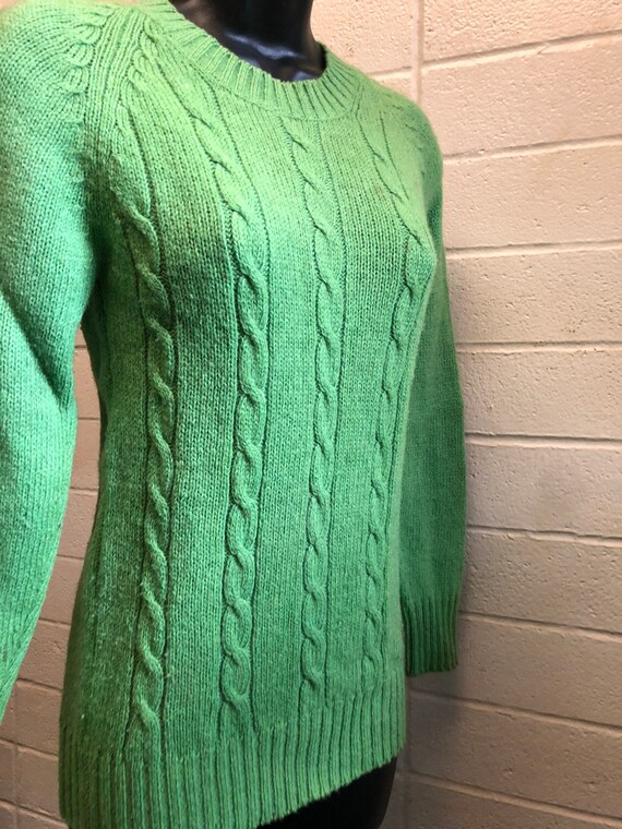 70s Crew Neck Sweater / New  Zealand wool pullove… - image 7