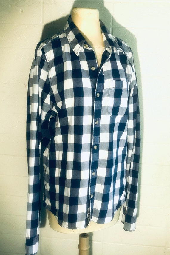 Plaid shirt hollister on sale