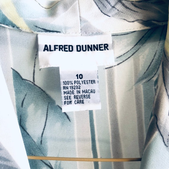 Pastel Print Shirt short sleeve  Alfred Dunner se… - image 5