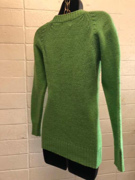 70s Crew Neck Sweater / New  Zealand wool pullove… - image 9