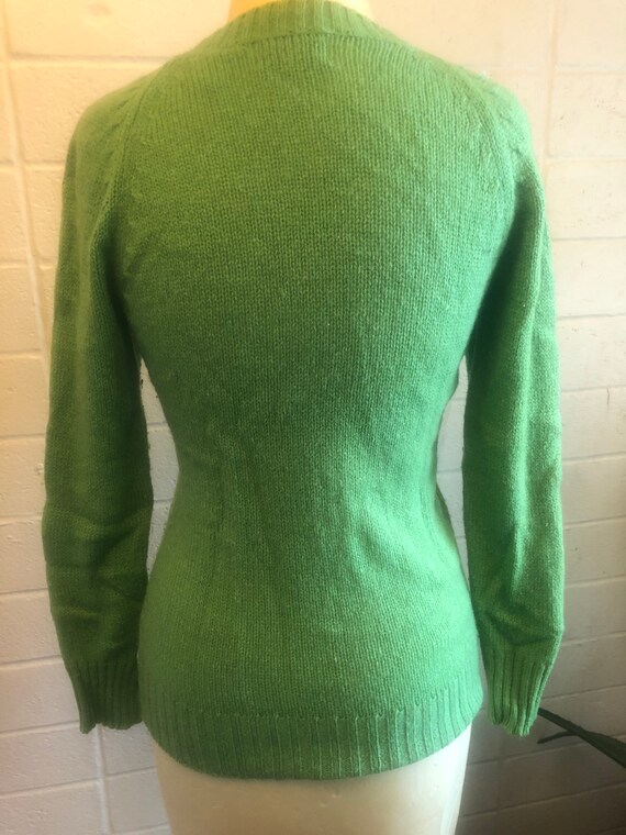 70s Crew Neck Sweater / New  Zealand wool pullove… - image 3