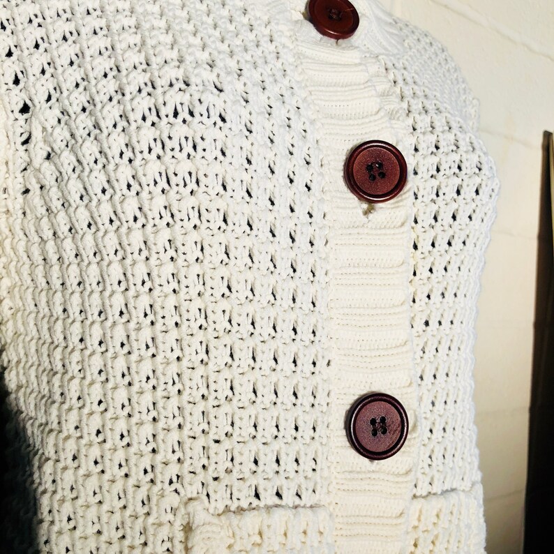 Cotton Knit Cardigan free domestic shipping