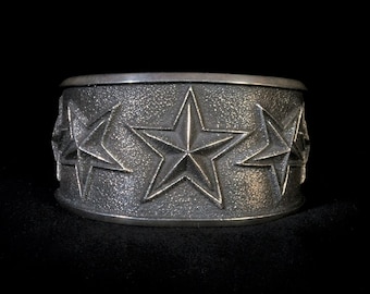 Navajo five star bracelet by Aaron Anderson