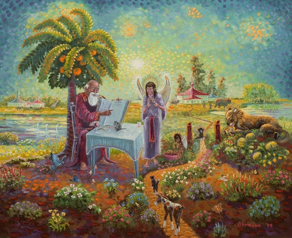 all dogs go to heaven painting