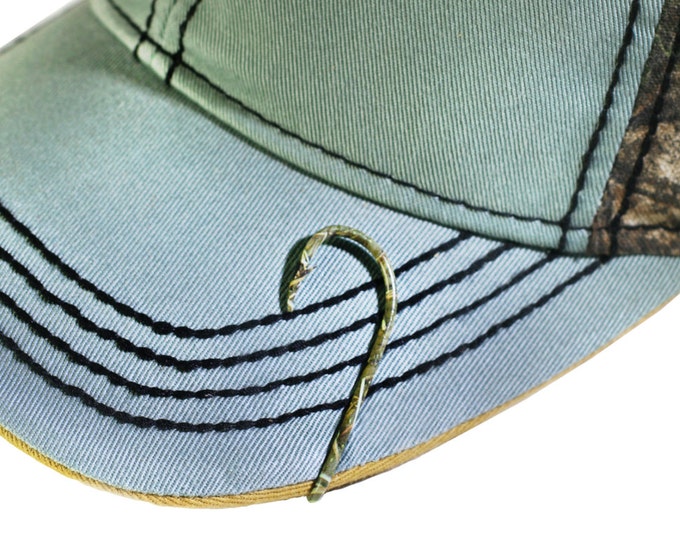 Camo Fish Hook Hat Pin Hat Clip for Hat or Cap Money Clip/tie Clasp