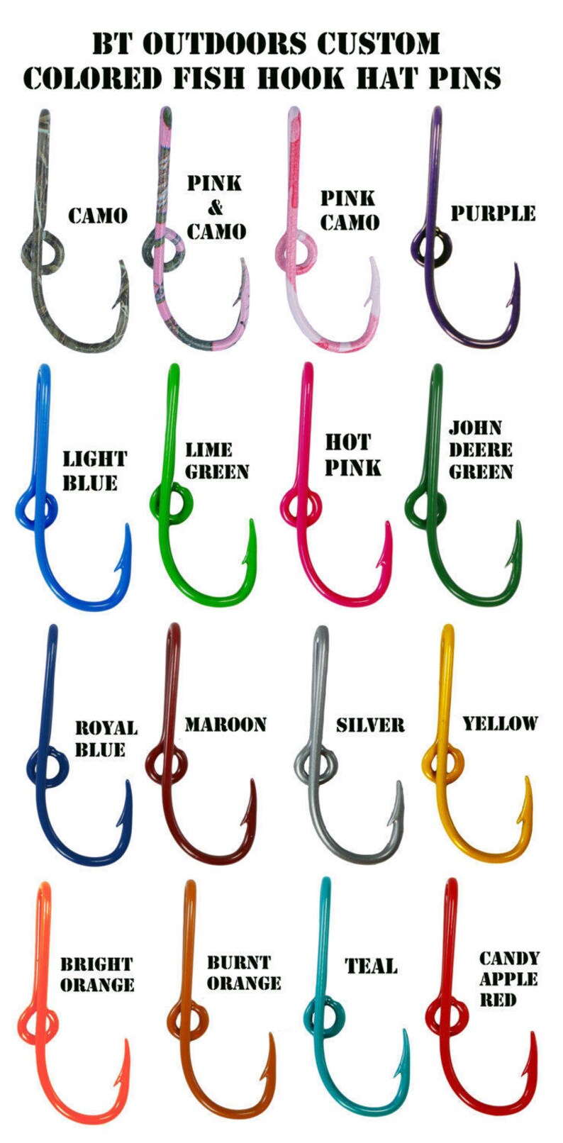 Fishing Hook for Hat Bill or Brim Metallic Gold Finish Gold Etsy