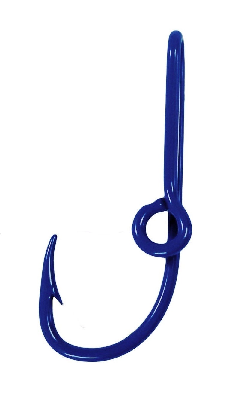 Fishing Hook for Cap Bill or Brim Royal Blue Powder Coated Etsy