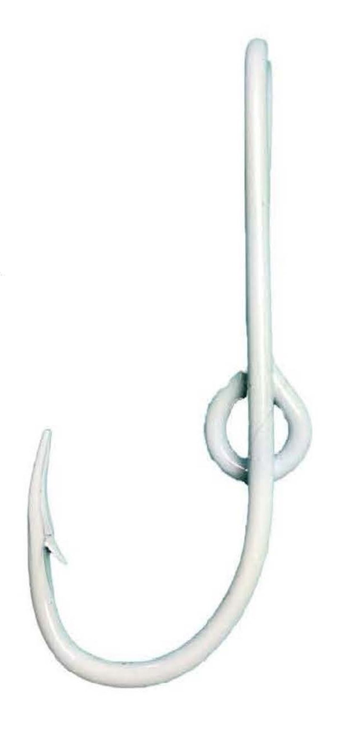 Fishing Hook for Cap Bill or Brim White Powder Coated Fish Etsy