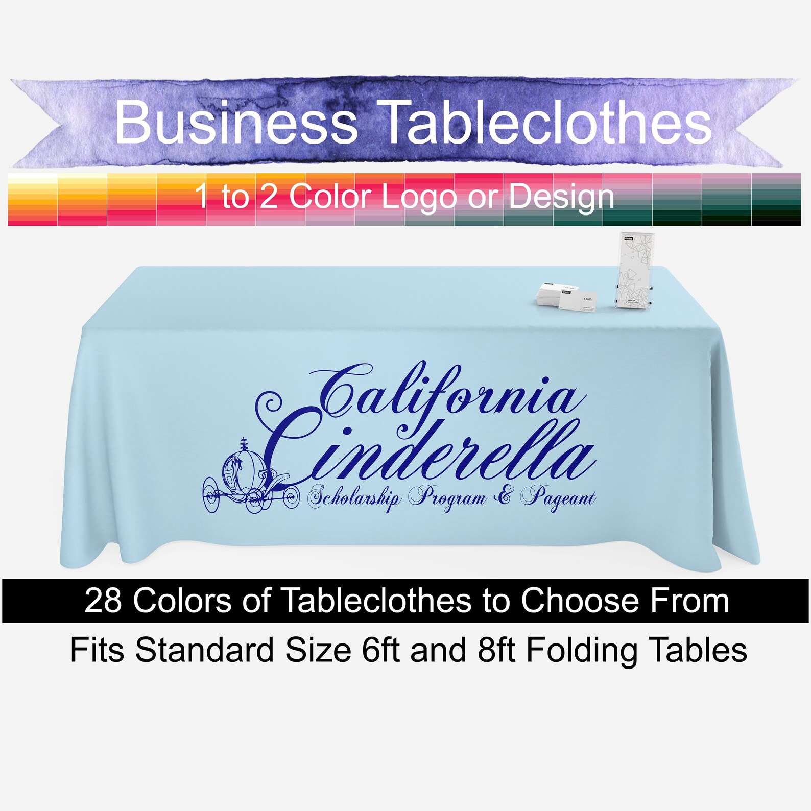 Custom Tablecloths Direct Sales Business Advertising Trade Etsy