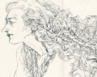 Demon Tresses  | Fine Art Print  | Open Edition