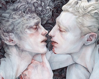 Bodies In Our Wake | Fine Art Watercolor Prints  | Open Edition