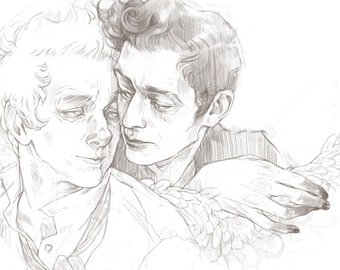 You're A Mess, Angel  | Fine Art Print | Open Edition