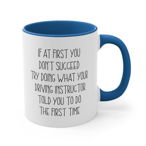 Driving Instructor Mug, Thank you Gift for Driving Instructor