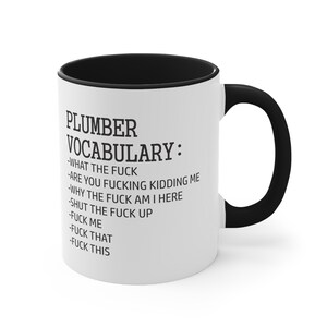 Plumber Gift, Gift for Plumber, Humorous Plumber Mug, Tradesman Gift