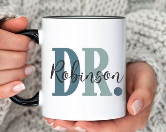 Tazza Dr personalizzata, Regalo medico, Laurea della Scuola di Medicina, Tazza Dr personalizzata, Laurea della Scuola di Medicina