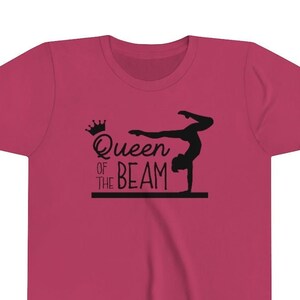 Queen of the Beam, Gymnastics Shirt, Gymnast Shirt, Beam Queen, Gymnastics Tshirt