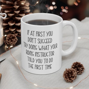 Riding Instructor Mug, Riding Instructor Gift, Horse Trainer Gift, Horse Trainer Mug, Riding Coach Gift, Gifts for Riding Instructors
