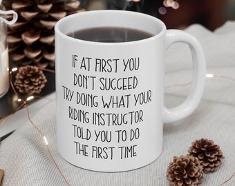 Riding Instructor Mug, Riding Instructor Gift, Horse Trainer Gift, Horse Trainer Mug, Riding Coach Gift, Gifts for Riding Instructors