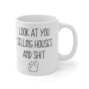 Real Estate Agent Mug, Real Estate Agent Gift, Closing Gift, Gift From Home Seller, Gift From Home Buyer