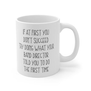 Band Teacher Gift, Band Director Gift, Music Teacher Gift, Choir Teacher Gift, Band Director Mug