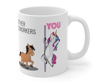Regalo de compañero de trabajo, Regalo para compañero de trabajo, Taza de compañero de trabajo, Regalo de Navidad de compañero de trabajo, Regalo de oficina