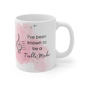Music Teacher Gift, Choir Teacher Gift, Band Teacher Gift, Band Director Gift, Treble Maker Mug, Piano Teacher Gift