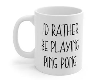 Ping Pong Mug, Ping Pong Gift, Table Tennis Gift