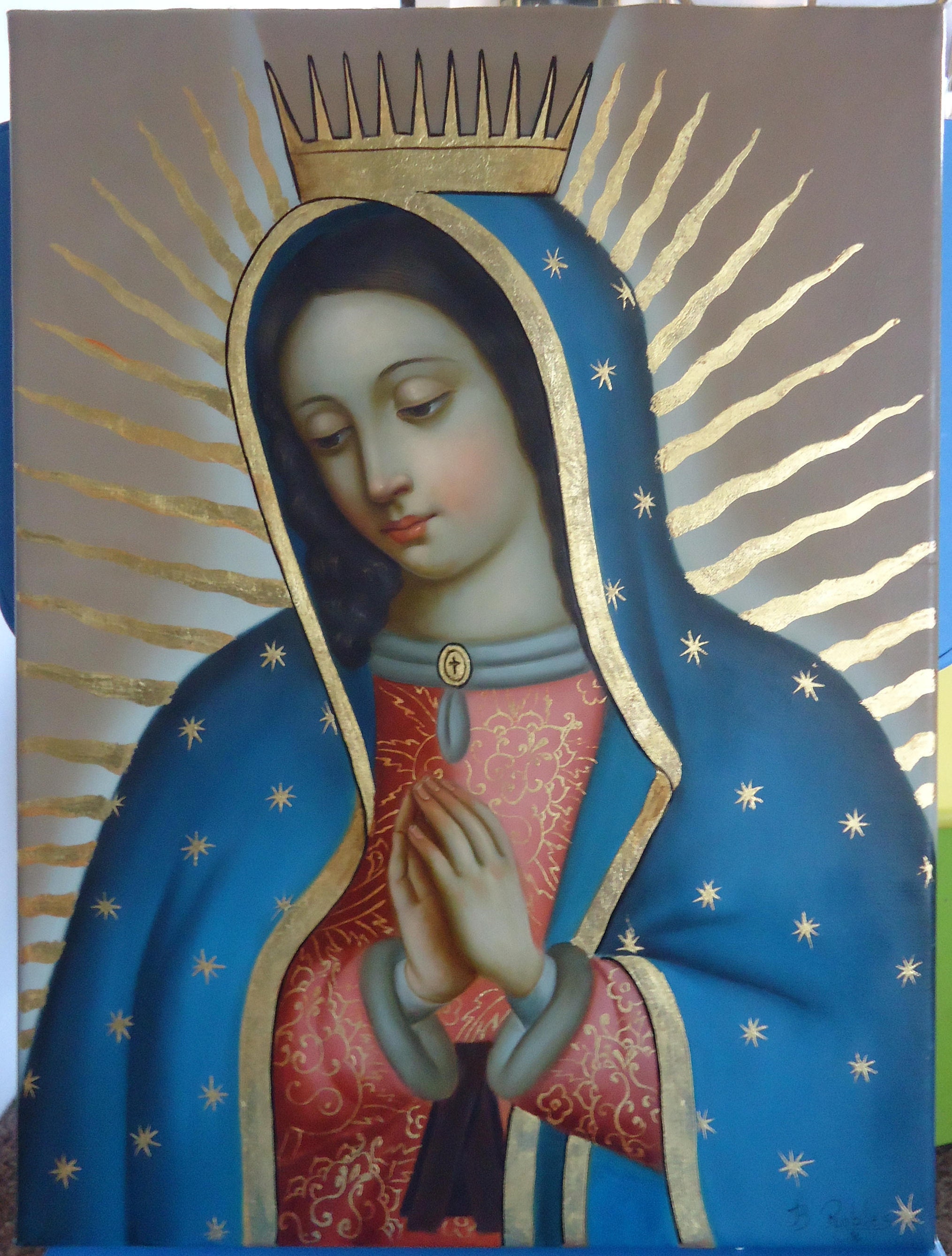 Virgen De Guadalupe De Resina Nuestra Señora de Guadalupe-Virgen de Guadalupe Original | Etsy España