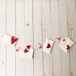 Love Garland, Wedding Shower Decor, Wedding Shower Garland, Valentine Decor, Love Letter