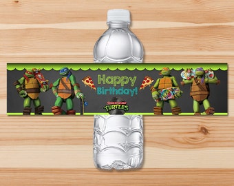 Ninja Turtles Water | Etsy