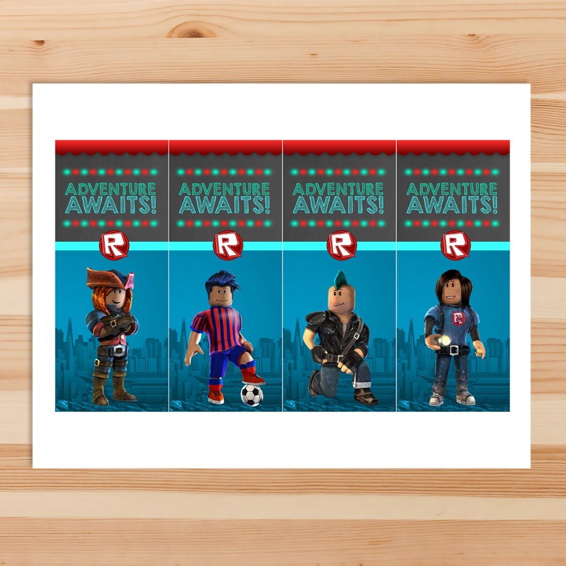 roblox bookmark set printable roblox kids bookmark set etsy