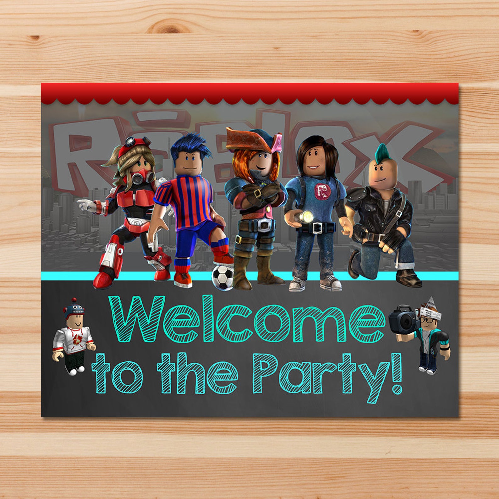 Роблокс с днем рождения картинка